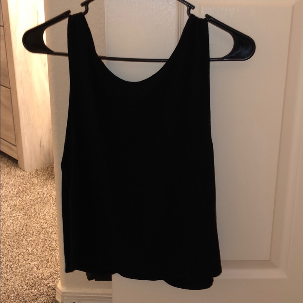 Open back tank